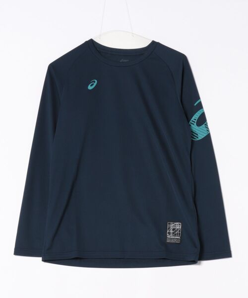 ASICS(アシックス)の「《ASICS》ドライナガソデシャツ(Tシャツ/カットソー・メンズ・ブラック×レッド/ブラック×ホワイト/ホワイト/ネイビー・S/M/L/XL)」の4枚目の写真
