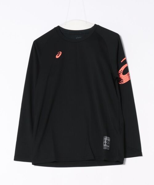 ASICS(アシックス)の「《ASICS》ドライナガソデシャツ(Tシャツ/カットソー・メンズ・ブラック×レッド/ブラック×ホワイト/ホワイト/ネイビー・S/M/L/XL)」の3枚目の写真