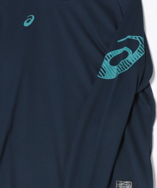 ASICS(アシックス)の「《ASICS》ドライナガソデシャツ(Tシャツ/カットソー・メンズ・ブラック×レッド/ブラック×ホワイト/ホワイト/ネイビー・S/M/L/XL)」の6枚目の写真