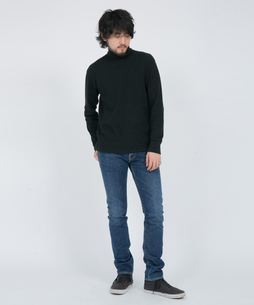 lideal（リデアル）の「lideal/リディアル 5ポケットデニムセルビッチユーズド Prism/プリズム（デニムパンツ・メンズ・インディゴブルー/ダークブルー・31inch/29inch/30inch/28inch/32inch/33inch）」の2枚目の写真