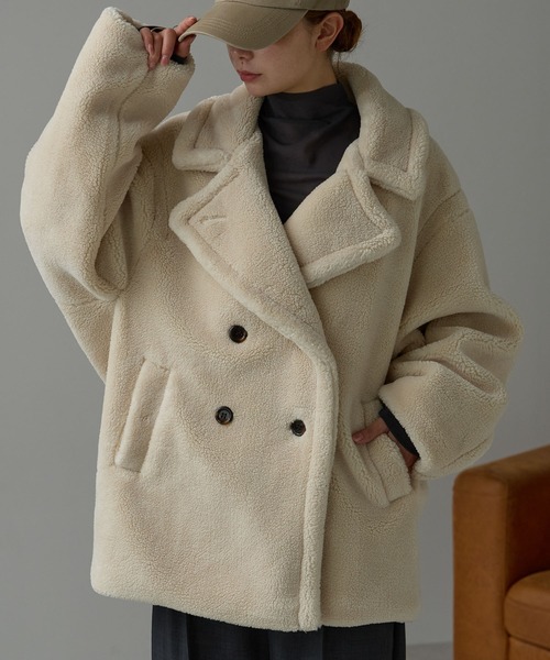 セール】テディボア ミドルコート（ピーコート）｜r.（アールドット