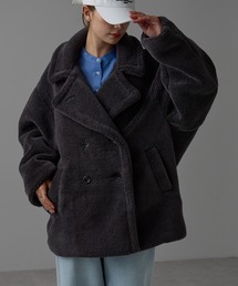 r.（アールドット）の「テディボア　ミドルコート（ピーコート）」