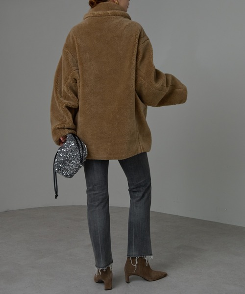 r.（アールドット）の「テディボア ミドルコート（ピーコート）」 - WEAR