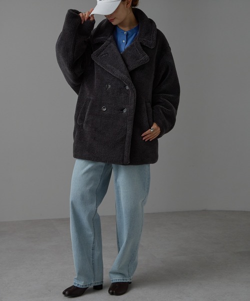 セール】テディボア ミドルコート（ピーコート）｜r.（アールドット