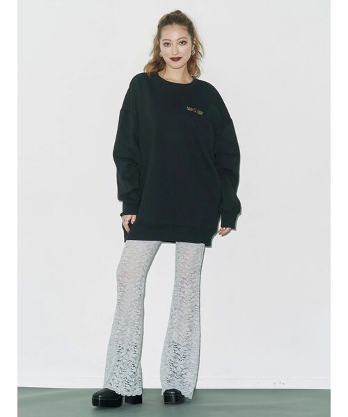 EVRIS（エヴリス）の「レースフレアパンツ（その他パンツ・レディース・ホワイト/ブルー/ブラック・SMALL/MEDIUM）」の6枚目の写真