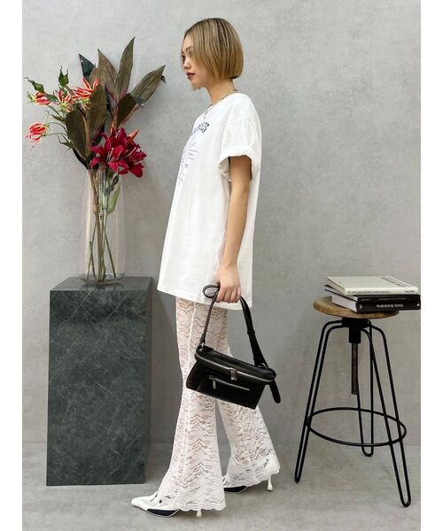 EVRIS（エヴリス）の「レースフレアパンツ（その他パンツ・レディース・ホワイト/ブルー/ブラック・SMALL/MEDIUM）」の10枚目の写真