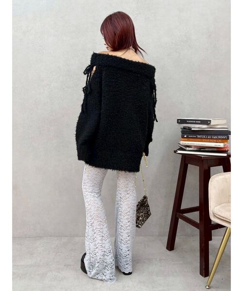 EVRIS（エヴリス）の「レースフレアパンツ（その他パンツ・レディース・ホワイト/ブルー/ブラック・SMALL/MEDIUM）」の12枚目の写真