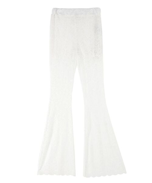 EVRIS（エヴリス）の「レースフレアパンツ（その他パンツ・レディース・ホワイト/ブルー/ブラック・SMALL/MEDIUM）」の19枚目の写真