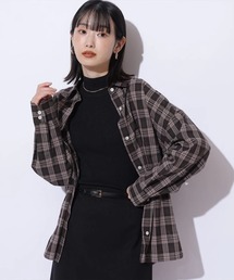 Mystrada スリットケープブラウス 七分袖スリットケープブラウス（シャツ/ブラウス）｜Mystrada