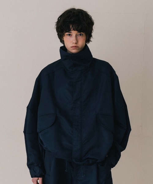 CREDONA（クレドナ）の「SOHO M-65 FIELD JACKET/ソホM-65フィールドジャケット（ミリタリージャケット・レディース・アイボリー/ネイビー・FREE）」の2枚目の写真