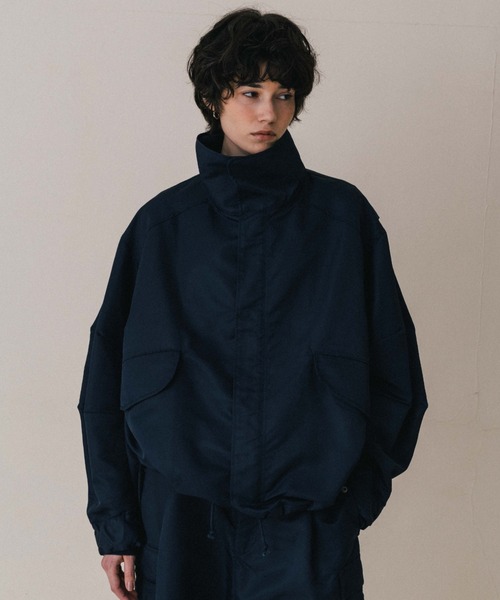 CREDONA（クレドナ）の「SOHO M-65 FIELD JACKET/ソホM-65フィールドジャケット（ミリタリージャケット・レディース・アイボリー/ネイビー・FREE）」の3枚目の写真