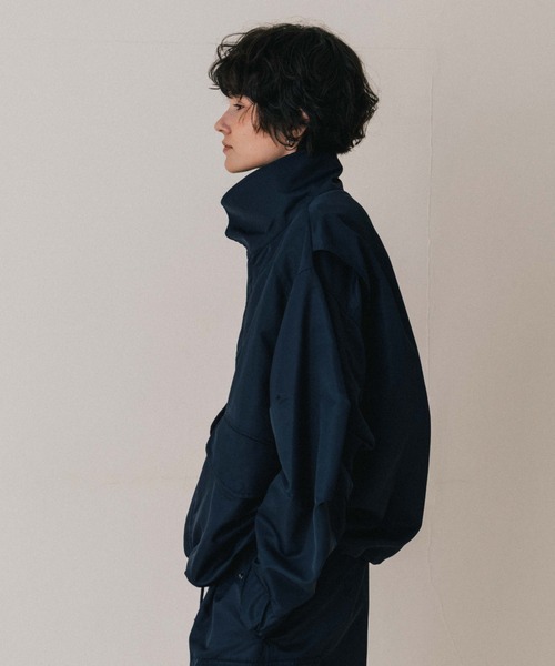 CREDONA（クレドナ）の「SOHO M-65 FIELD JACKET/ソホM-65フィールドジャケット（ミリタリージャケット・レディース・アイボリー/ネイビー・FREE）」の4枚目の写真