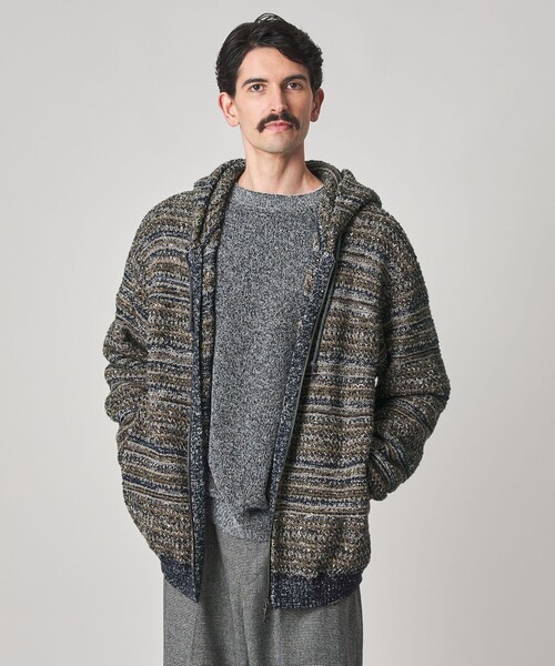 Steven Alan（スティーブンアラン）の「＜crepuscule × Steven Alan＞ MIX/BLZ 79/パーカー（パーカー・メンズ・ネイビー・2/1）」の3枚目の写真