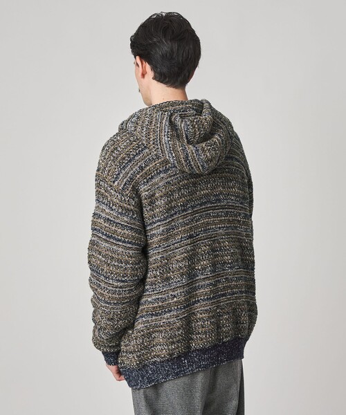 Steven Alan（スティーブンアラン）の「＜crepuscule × Steven Alan＞ MIX/BLZ 79/パーカー（パーカー・メンズ・ネイビー・2/1）」の4枚目の写真