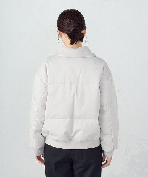 COMME CA ISM（コムサイズム）の「ダウンブルゾン（ダウンジャケット/コート・レディース・ブラック/グレイッシュベージュ・MEDIUM/LARGE）」の18枚目の写真