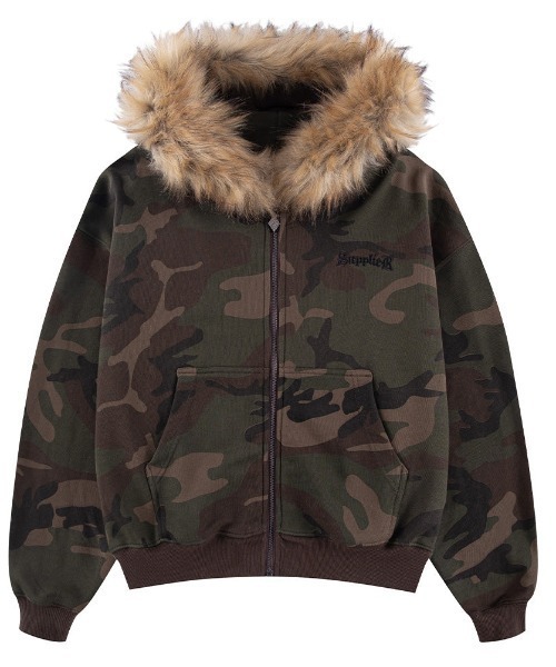 A'GEM/9 × .kom 『SUPPLIER/サプライヤー』 FAUX FUR CROSS ZIP