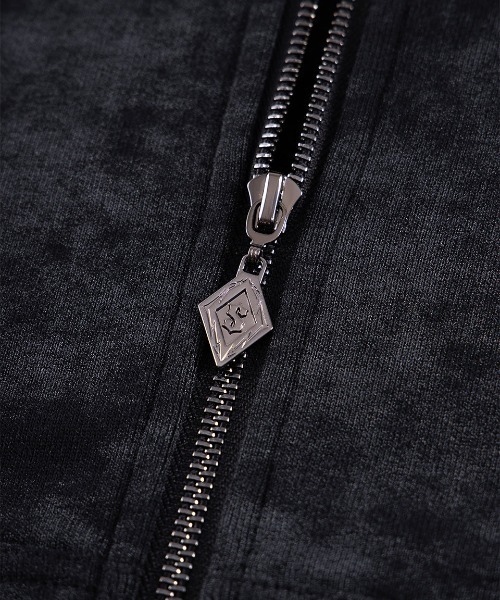 A'GEM/9 × .kom 『SUPPLIER/サプライヤー』 FAUX FUR CROSS ZIP HOODIE