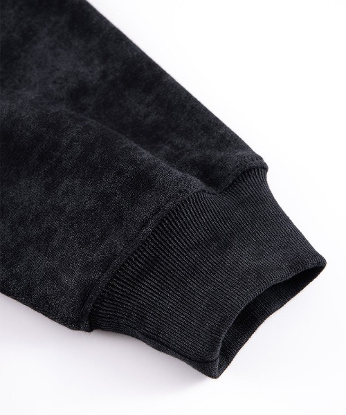 A'GEM/9 × .kom 『SUPPLIER/サプライヤー』 FAUX FUR CROSS ZIP HOODIE