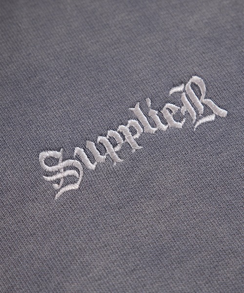 SUPPLIER(サプライヤー)の「A'GEM/9 × .kom 『SUPPLIER/サプライヤー』 FAUX FUR CROSS ZIP HOODIE/フォーファークロスジップフーディ―(パーカー・メンズ・グレー/ブラック/マルチ・LARGE/X-LARGE)」の15枚目の写真