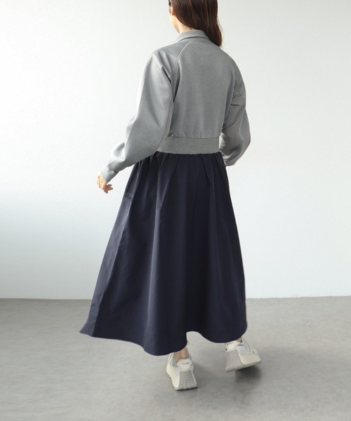 Cepica（セピカ）の「【MARECHAL TERRE】ジップブルゾンワンピース（ワンピース・レディース・グレー・FREE）」の12枚目の写真