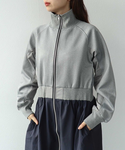 Cepica（セピカ）の「【MARECHAL TERRE】ジップブルゾンワンピース（ワンピース・レディース・グレー・FREE）」の13枚目の写真