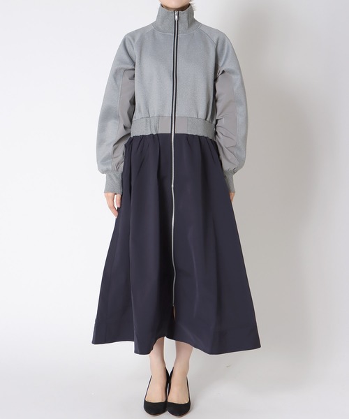 Cepica（セピカ）の「【MARECHAL TERRE】ジップブルゾンワンピース（ワンピース・レディース・グレー・FREE）」の14枚目の写真