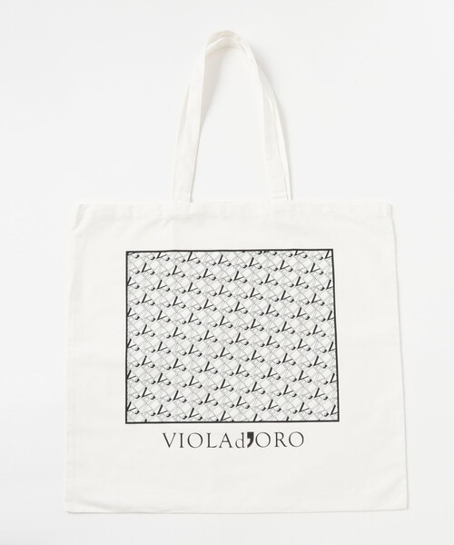 VIOLAd'ORO（ヴィオラドーロ）の「VIOLAd’ORO / アバカ スエード トートバッグ（トートバッグ・レディース・ブラウン系その他3・ONE SIZE）」の9枚目の写真