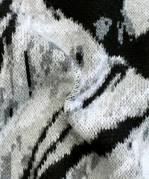 HUF（ハフ）の「ワールドワイドコミューターセーター WORLDWIDE COMMUTER SWEATER（ニット/セーター・メンズ・ブラック・L/M/XL）」の8枚目の写真