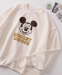 【71】【Disney/ディズニー】ミッキーマウス／ベイマックス／ドナルドダック／チップ＆デール 裏起毛 スウェット
