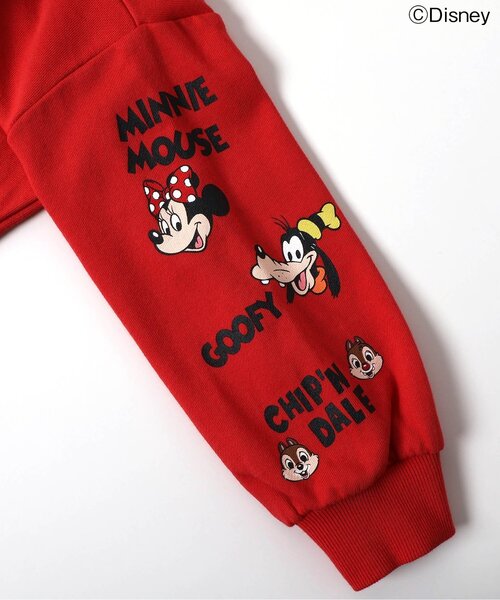 Disney（ディズニー）の「WEB限定 ディズニーキャラクター/かぶりパーカー（パーカー・キッズ・レッド/オフホワイト・110/100/90/80/140/130/120）」の10枚目の写真