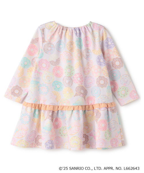 baby cheer（ベイビーチアー）の「【マイメロディ/クロミ】ドーナツワンピース（ワンピース・キッズ・ピンク・110cm/90cm/80ｃｍ/100cm/120cm）」の2枚目の写真