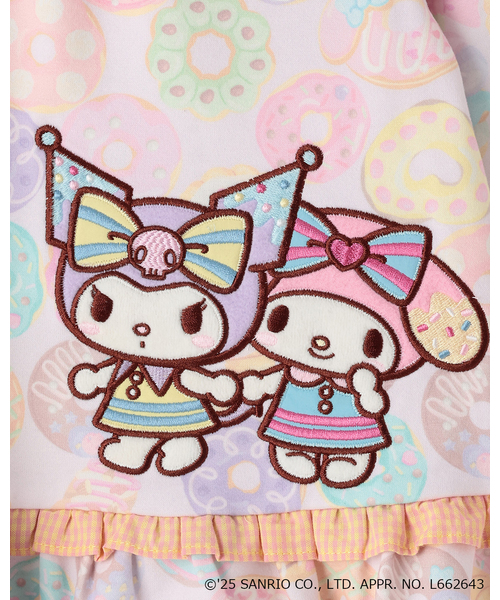 baby cheer（ベイビーチアー）の「【マイメロディ/クロミ】ドーナツワンピース（ワンピース・キッズ・ピンク・110cm/90cm/80ｃｍ/100cm/120cm）」の5枚目の写真