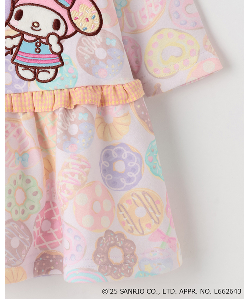 baby cheer（ベイビーチアー）の「【マイメロディ/クロミ】ドーナツワンピース（ワンピース・キッズ・ピンク・110cm/90cm/80ｃｍ/100cm/120cm）」の8枚目の写真