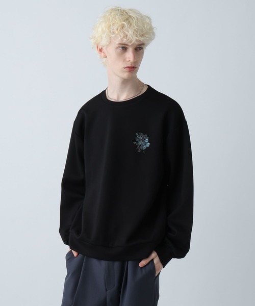 セール】FROLAコラージュバックプリントスウェット(HARE)（スウェット