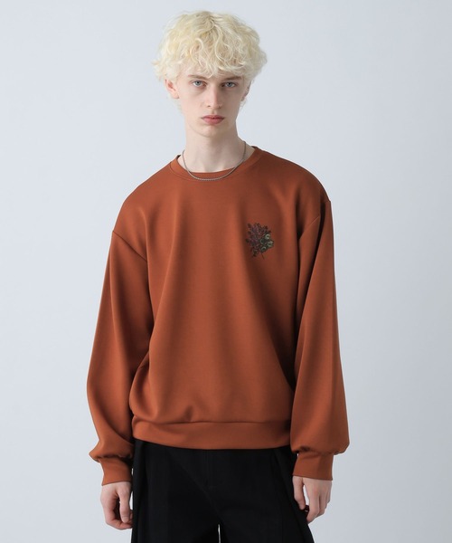 セール】FROLAコラージュバックプリントスウェット(HARE)（スウェット