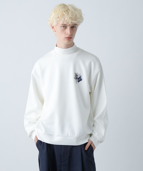HARE（ハレ）の「FROLAコラージュバックプリントスウェット(HARE)（スウェット・メンズ・オレンジ/ブラック/ホワイト/レッド・MEDIUM/SMALL）」の11枚目の写真