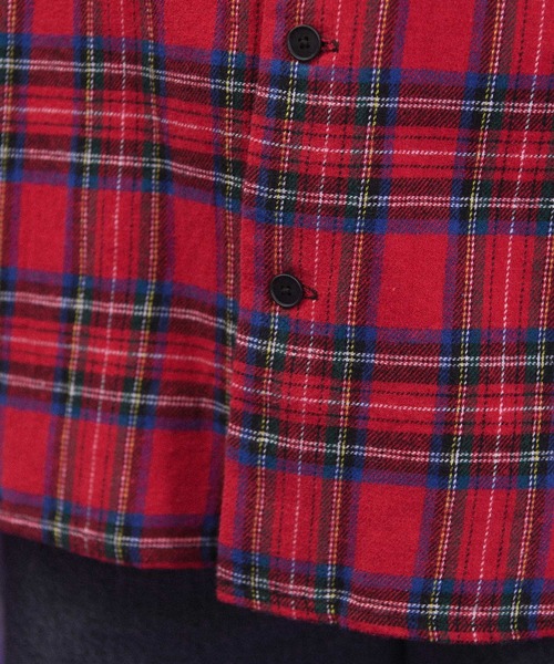 I am I in fact...（アイアムアイインファクト）の「TARTAN CHECK BLOUSE（シャツ/ブラウス・レディース・レッド/ブラック・FREE）」の22枚目の写真