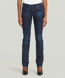 【値下げ】70％OFF G-STAR ストレートデニム ブルー パンツ G-STAR RAW SALEセール10%OFF 裾上げ無料 ジースターロウ G-STAR RAW