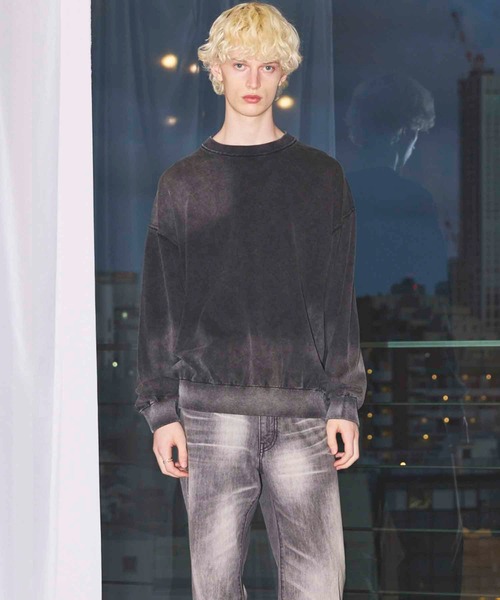 MAISON SPECIAL（メゾンスペシャル）の「《UNISEX》Gradation Dye Prime-Over Crew Neck Knit Pullover/グラデーションダイプライムオーバークルーネックニットプルオーバー【MAISON SPECIAL/メゾンスペシャル】（ニット/セーター・メンズ・ピンク/ブラック/ライトブルー・0/1/2）」の18枚目の写真