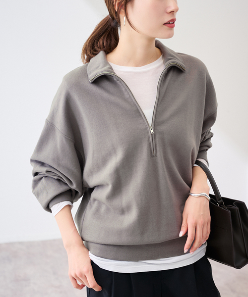 フレームワーク スウェット DEEP HALF ZIP（スウェット）｜FRAMeWORK（フレームワーク）の