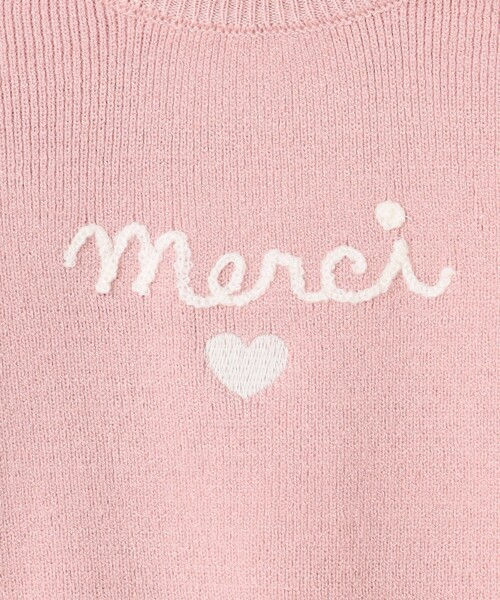 ANY（エニィ）の「肩フリル しあわせタッチニット（ニット/セーター・キッズ・サックスブルー系/アイボリー系/ピンク系/ブラック系・130/110/120）」の22枚目の写真