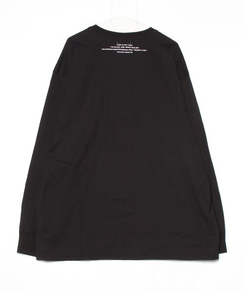 TAKAHIROMIYASHITATheSoloIst.（タカヒロミヤシタザソロイスト）の「TAKAHIROMIYASHITATheSoloIst./タカヒロミヤシタザソロイスト trompe クルーネック Tシャツ メッセージプリント（Tシャツ/カットソー・メンズ・ホワイト/ブラック・L/M）」の22枚目の写真