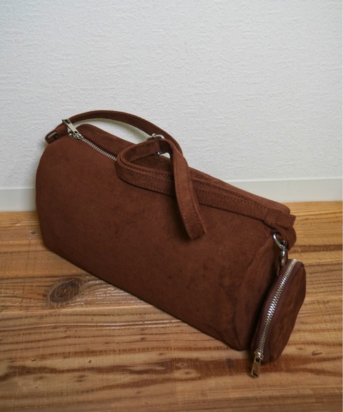 gossara(ゴサラ)の「スエード横長ショルダーBAG(ショルダーバッグ・レディース・ブラック/ダークブラウン・FREE)」の11枚目の写真