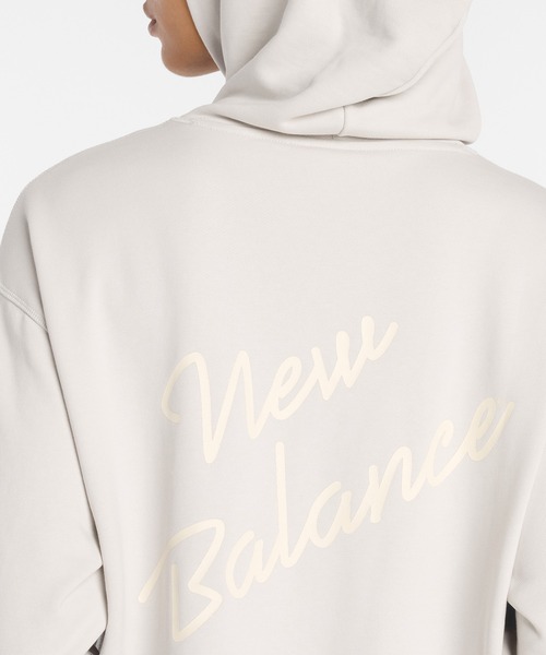 NEW BALANCE（ニューバランス）の「Athletics Script フーディ（パーカー・レディース・ブラック/ヘザーグレー/ライトグリーン・SMALL/MEDIUM/LARGE/X-LARGE）」の13枚目の写真