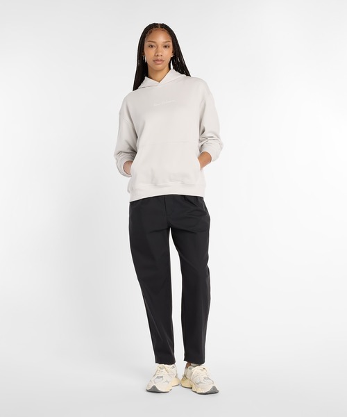 NEW BALANCE（ニューバランス）の「Athletics Script フーディ（パーカー・レディース・ブラック/ヘザーグレー/ライトグリーン・SMALL/MEDIUM/LARGE/X-LARGE）」の16枚目の写真