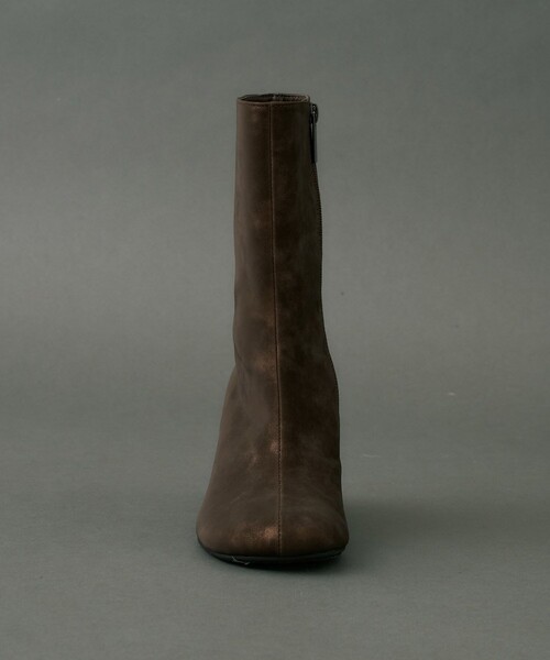 セール】Cone Heel Round Boots｜美脚見え/細見え/歩きやすい/春服