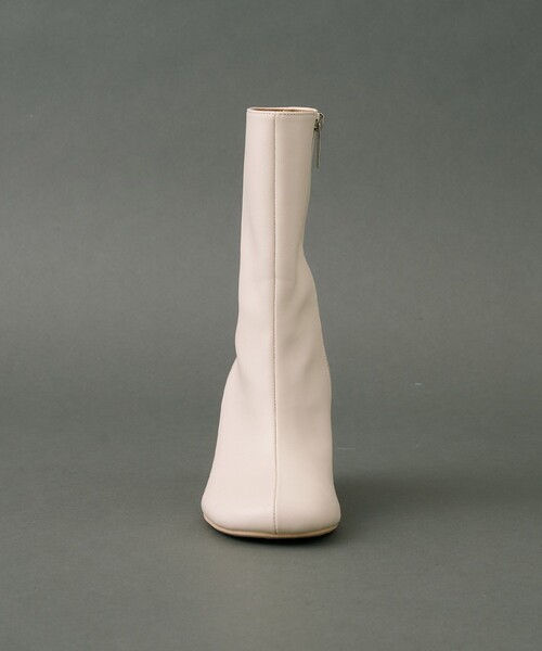 セール】Cone Heel Round Boots｜美脚見え/細見え/歩きやすい/秋服