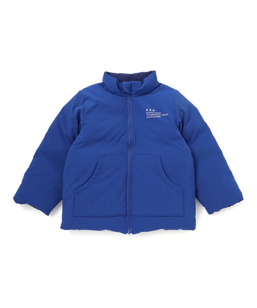 BeBe（ベベ）の「【撥水】リップストップ×タフタリバーシブル中綿ブルゾン（ブルゾン・キッズ・ブラック/ブルー・100cm/110cm/130cm/120cm/140cm/150cm）」の4枚目の写真