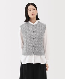 無印良品 | 婦人　アンデスウールを使ったベスト(ベスト)