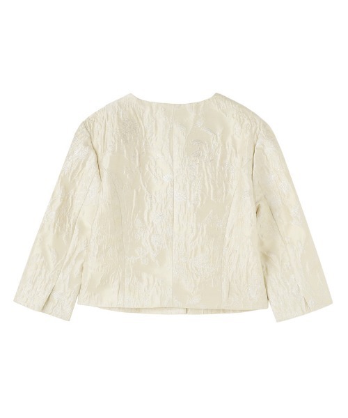 JENNE（ジェンヌ）の「ジャガードクラシカルジャケット（その他アウター・レディース・ブラック/アイボリー・MEDIUM/SMALL/LARGE）」の19枚目の写真